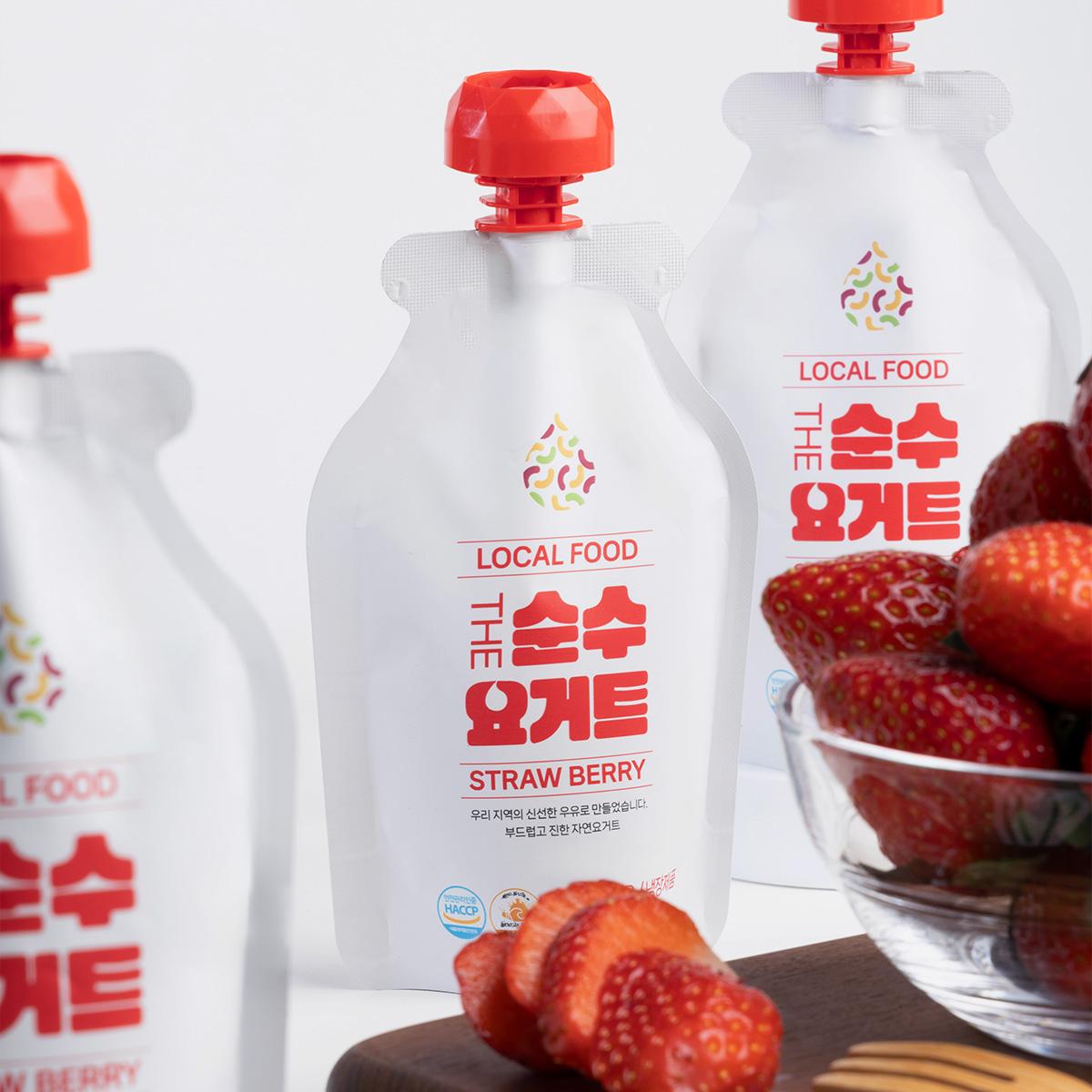 THE순수 STRAWBERRY 요거트 (100ml)